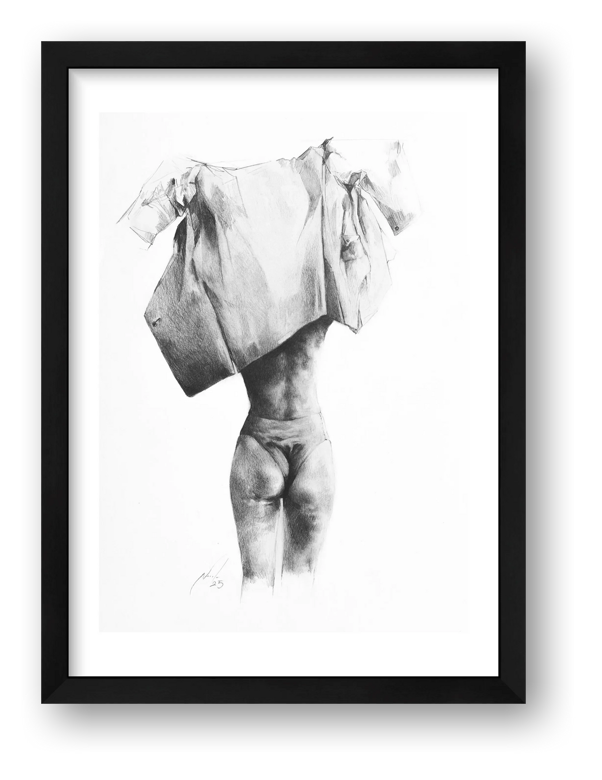 Arse Lady — framed